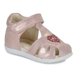 Geox Sandales enfant B SANDAL MACCHIA GIR Rose - Taille 19,20,21,22,23,24,25,26