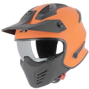 Astone Casque transformable Elektron orange mat - S