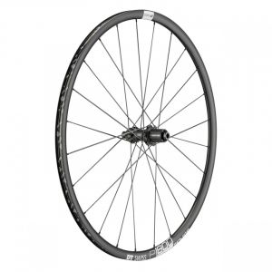 Image de DT Swiss Roue route 700 p1800 23 performance spline disc centerlock axe traversant 12 142mm arriere cassette shimano 11 10v noir corps ratchet jante