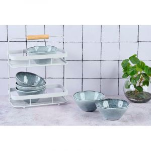 Bol CLOUD 50cl - 6 pi&egrave;ces - collection Reactiv - gris orage