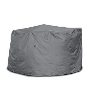 Housse de protection pour salon de jardin MEHR GARTEN - Table ronde Ø 125 x 94 cm - Gris