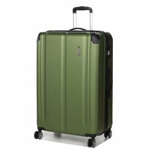Travelite Valise rigide extensible City 77 cm Vert
