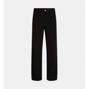 Image de Carhartt Pantalon Single Knee relaxed straight coton bio Noir Wip - Couleur Noir - Taille S