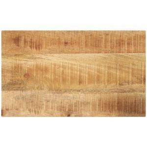 VidaXL Dessus De Table Rectangulaire Bois Massif Manguier Brut