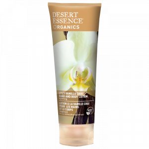 Image de Desert Essence Lotion à la vanille Chai pour les mains et le corps