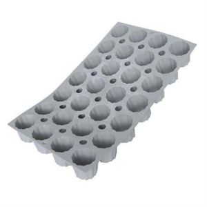 Image de De Buyer 1856.01 - 28 mini cannelés Bordelais élastomoules (3,5 cm)