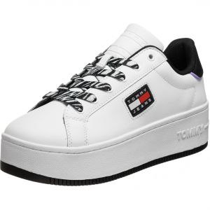 Tommy Jeans Chaussures Flatform Wild Animal Cupsole - Couleur 36,37,38,39,40,41 - Taille Blanc