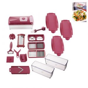 Genius Nicer Dicer Fusion Julietti Mandoline 23 en 1 Multifunction Professionelle