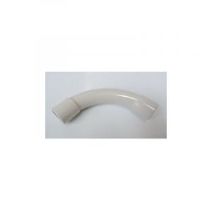 Iboco Coude gris ø 25mm RAL7035 pour tube irl 3321 tulipé (à l'unité) Hk Tubitech B20134