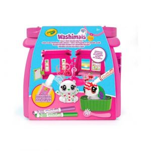 Crayola Washimals Pets - Kit Créatif de Coloriage, Feutres de Couleurs et Figurines à Colorier, Ambiance Spa - Âge Conseillé: à Partir de 3 Ans, 74-7475