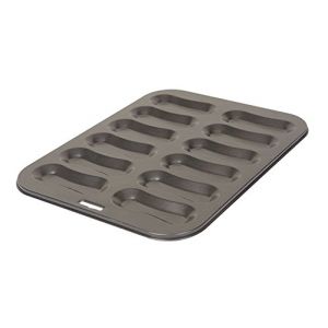 DEXAM Baker's Pride Plateau de moules anti-adhésif pour 12 éclairs 17851040