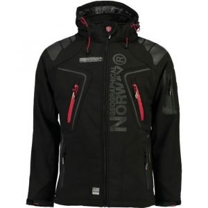 Geographical Norway Veste imperméable à capuche détachable Techno