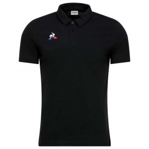 Le Coq Sportif Polo SS Presentation Coton Tricot Homme, Noir, S