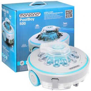 Monzana Robot de piscine Poolboy500 sans fil automatique lamelles batterie aspirateur Poolboy - grau (de)