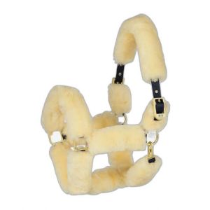 Licol pour cheval avec peau de mouton B Vertigo Tremblant