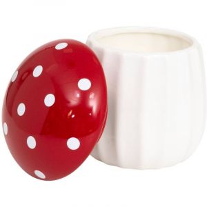 Bougie parfum&eacute;e champignon c&eacute;ramique 150 g - Feeric lights & christmas