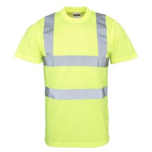 Image de RTY T shirt haute visibilité à manc s courtes Homme (3XL) (Jaune fluo) RTY HIGH VISIBILITY