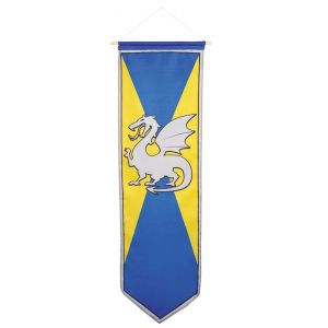 Image de Drapeau Étendard Chevalier - Jaune et Bleu - Mixte