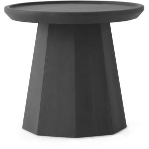 Image de Normann Copenhagen Table d'appoint en bois gris foncé 45 cm Pine