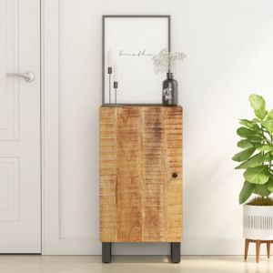 VidaXL Buffet avec porte 40x31x75 cm bois massif de manguier