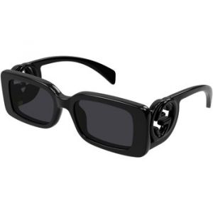 Gucci Femme GG1325S 001 Lunettes de soleil Plastique Noir Gris Carr&eacute;