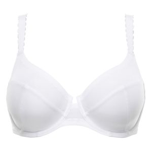 Sans Complexe Roxanne-Soutien Gorge Classique Armatures, Blanc (Blanc GCC), 90D (Taille Fabricant:90/105D) Femme