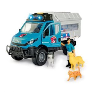 Dickie Toys Figurine cabinet vétérinaire mobile Animal Rescue Try Me