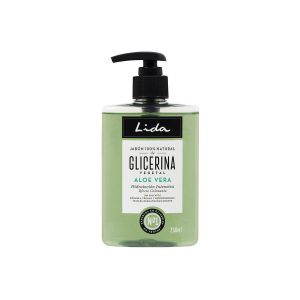 Lida Produits bains Savon Mains 100% Naturel Glyc&eacute;rine Et Aloe Vera