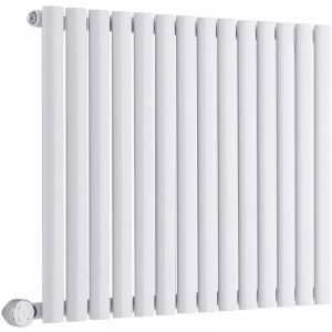 Hudson Reed Radiateur Design électrique horizontal Vitality 63,5cm x 83,4cm x 5,6cm