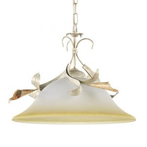 ONLI - Suspension chaîne LUCREZIA 1xE27/22W/230V crème