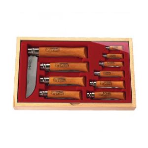 Opinel 945.B - Coffret bois de 10 couteaux en acier