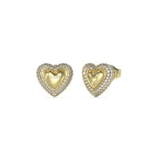 Boucles oreilles Guess Bijoux Beloved JUBE05020JWYG Acier Doré