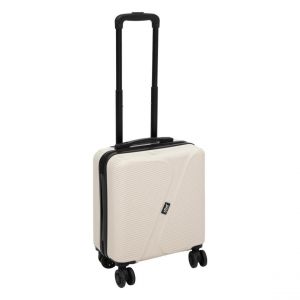 Valise cabine ABS low cost 8 roues argile