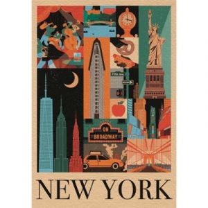 Clementoni Puzzle 1000 pi&egrave;ces : Style en ville, New York