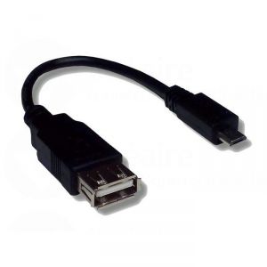 Lineaire AD616 - Cordon microUSB vers USB Femelle