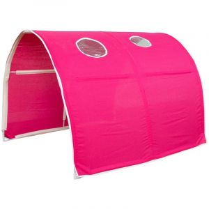 Décoshop26 Tunnel pour lit enfant superposé tente accessoires rouge 90x70x100cm APE06032