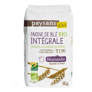 Paysans d'Ici Farine T150 Bio - Le Paquet De 1kg