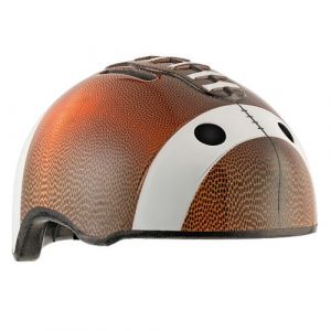 Casque de Vélo Crazy Safety Football USA Marron pour les enfants de 2 à 7 ans - Sécurité vérifiée et certifié EN 1078