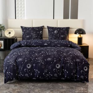 Parure de lit en coton 160x200 constellation