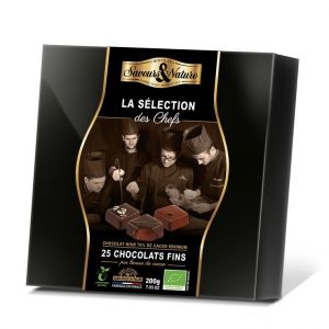 Coffret assortiment de chocolats Sélection des chefs 200 g