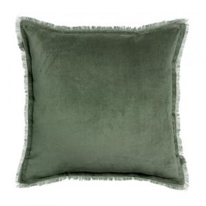 Vivaraise Coussin uni Fara thym 45 x 45 cm - THYM