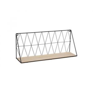 Atmosphera &Eacute;tag&egrave;re murale noire filaire