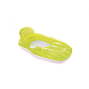 Intex Fauteuil de piscine lounge - L 163 cm x l 104 cm - Vert
