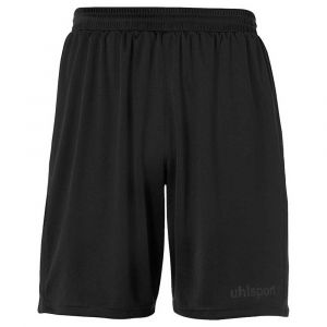 Uhlsport Performance Shorts Shorts de Sport pour Hommes Football Soccer Fitness Randonnée Cyclisme Course à Pied - 100% Polyester recyclé - Noir - Taille S