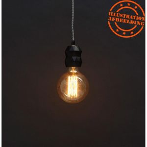 Douille design 'SOKET' noire