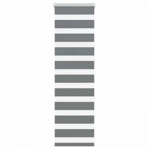 VidaXL Store zèbre gris foncé largeur du tissu 40,9 cm polyester