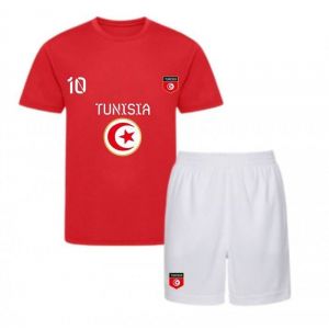 Ensemble Short Et Maillot De Foot Tunisie Enfant