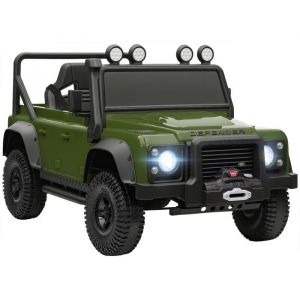 Voiture électrique enfants - AIYAPLAY - télécommande 24G 3 vitesses et 4 roues à suspension - PP et acier - 115x61x61cm - vert