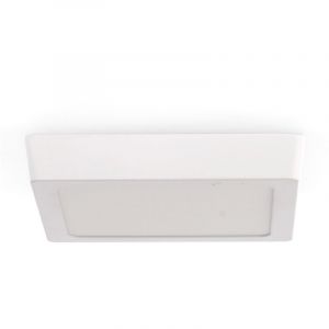M Ledme - Plafonnier carré Slim Series, 12 W, 1 200 lm, lumière froide (6 000 K). Plafonnier d'intérieur IP20. Idéal pour cuisine, chambre, salle de bain. Installation facile, LM5250.