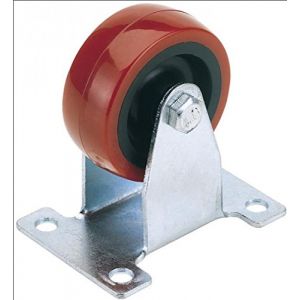 Image de Draper Tools DIA 50MM . FIXE roue en polyurthane PLAQUE DE FIXATION - S.W.L. 75KG - 65512